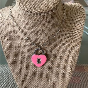 👶5/$25 Girls Pink Heart Necklace